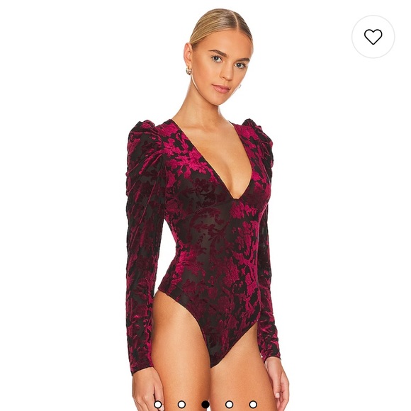 Free People Magic Hour Bodysuit in Midnight Combo - Picture 3 of 3